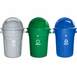 Papelera 120 Ltrs Cúpula Tromoplast