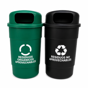Caneca de 55 Galones (208Ltrs) Cilíndrica tapa alta ( Tecniformas)