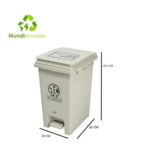 Papelera 20 Ltrs pedal Luxury