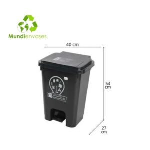 Papelera Pedal de 35Ltrs