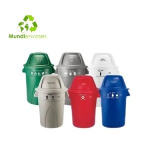 Papelera tapa push 121 Ltrs Elite