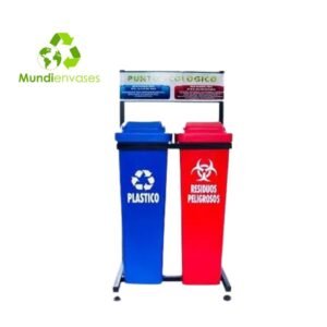 Punto Ecológico de 50 Ltrs Vaivén, 2 puestos.